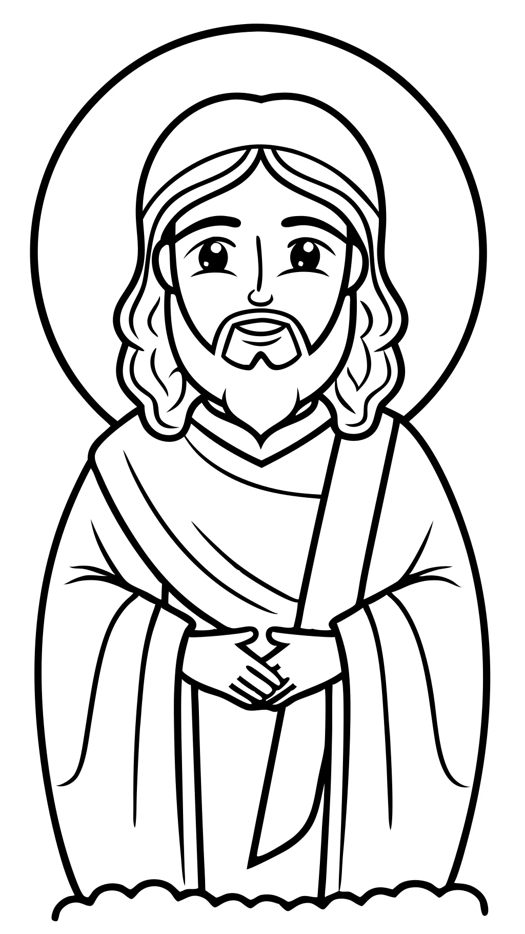 coloring pages of jesus christ